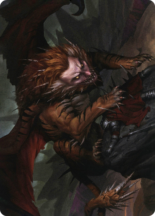 Manticore // Manticore (AAFR-006) - Adventures in the Forgotten Realms Art Series (Borderless)
