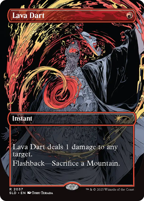 Lava Dart (SLD-2037) - Secret Lair Drop (Borderless) Foil