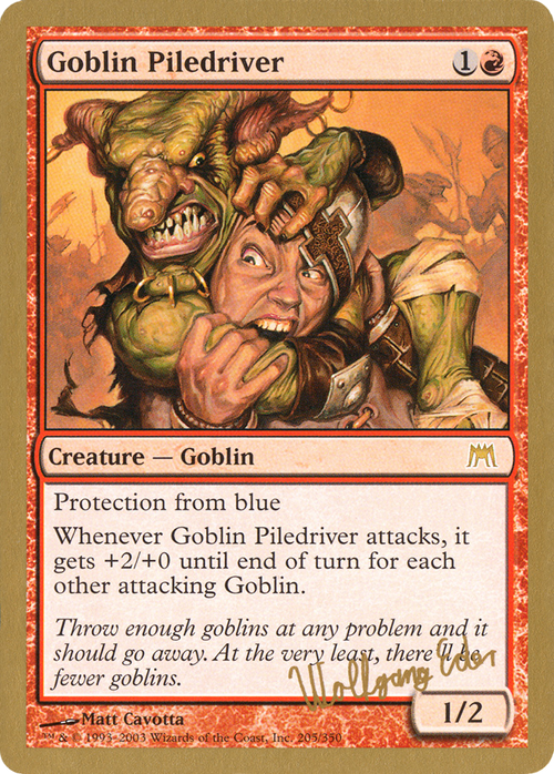 Goblin Piledriver - 2003 Wolfgang Eder (ONS) (WCD-WE205) - World Championship Decks 2003