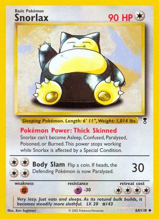 Snorlax 064  Legendary Collection - Uncommon
