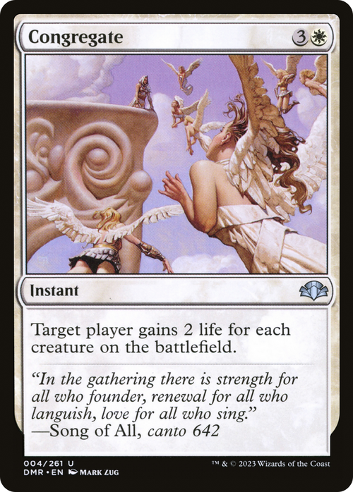 Congregate (DMR-004) - Dominaria Remastered Foil