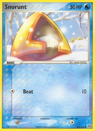 Snorunt/106  Emerald - Common