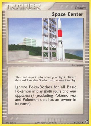 Space Center/107  - Reverse Holofoil Deoxys - Uncommon