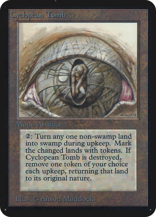 Cyclopean Tomb (LEA-) - Limited Edition Alpha
