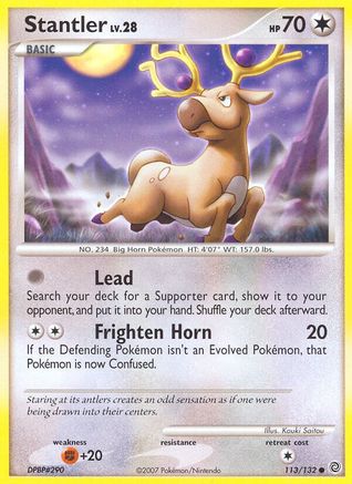 Stantler/132  - Reverse Holofoil Secret Wonders - Common