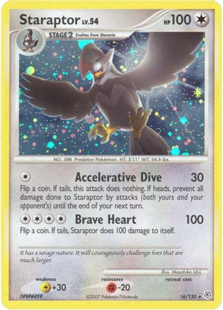 Staraptor/130  - Holofoil Diamond and Pearl - Holo Rare