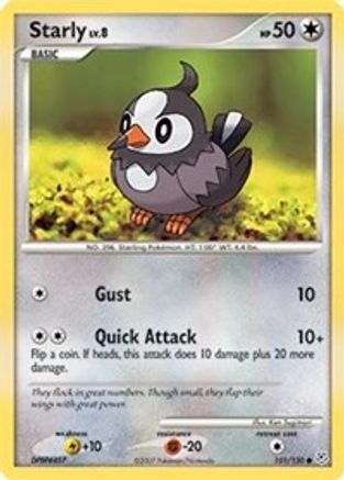 Starly/130  - Reverse Holofoil Diamond and Pearl - Common