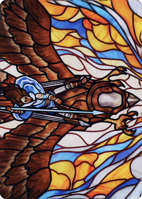 Tura Kennerüd, Skyknight // Tura Kennerüd, Skyknight (ADMU-079) - Dominaria United Art Series (Borderless) Foil