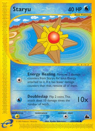 Staryu (103)/144  Skyridge - Common
