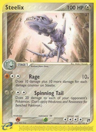 Steelix/100  - Reverse Holofoil Sandstorm - Rare