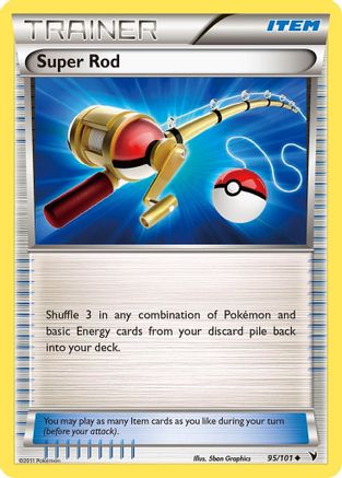 Super Rod 095  - Reverse Holofoil Noble Victories - Uncommon