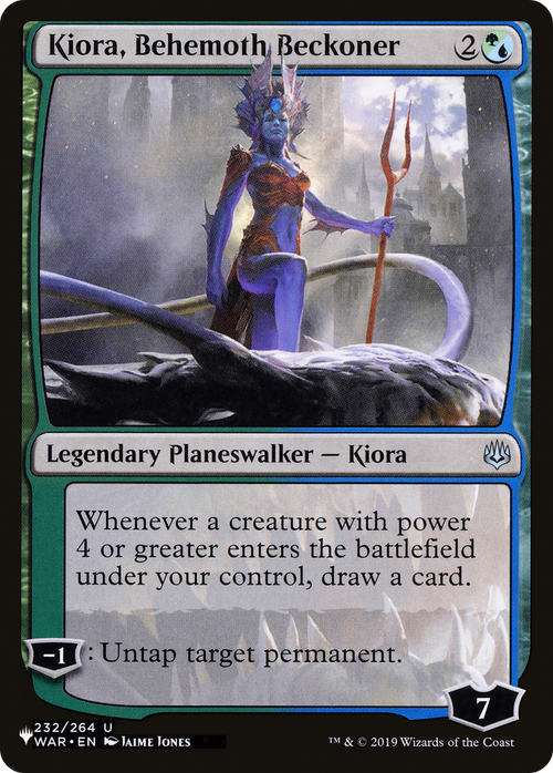 Kiora, Behemoth Beckoner (LIST-232/264) - The List