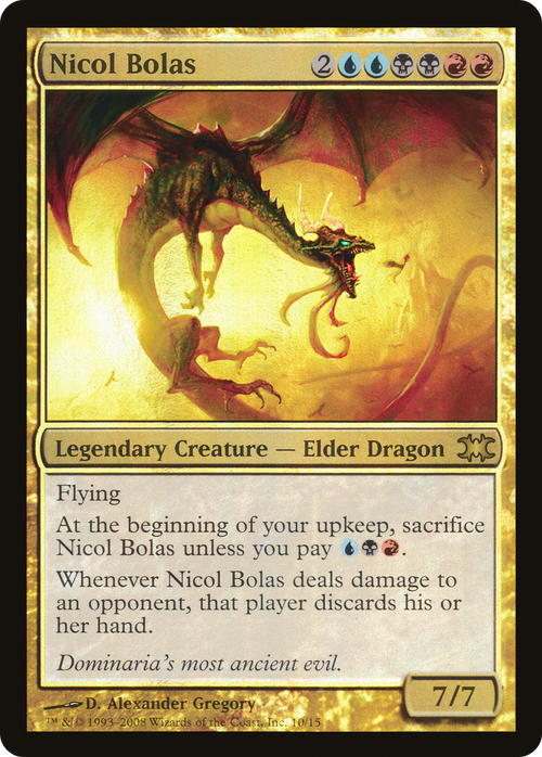 Nicol Bolas (DRB-010) - From the Vault: Dragons Foil