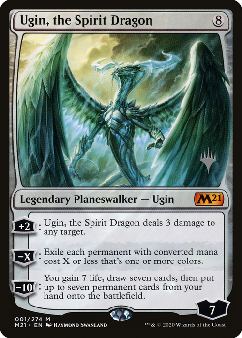 Ugin, the Spirit Dragon (PPM21-01P) - Core Set 2021 Promos Foil