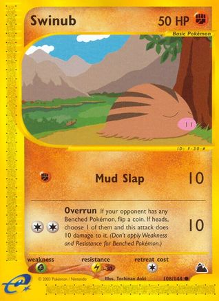 Swinub (108)/144  Skyridge - Common