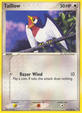 Taillow/106  - Reverse Holofoil Emerald - Common