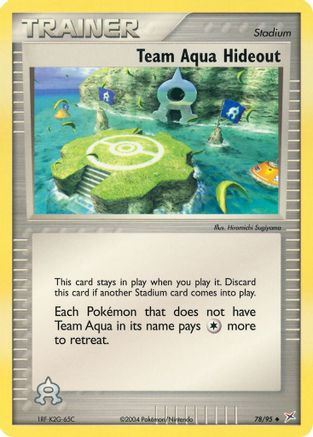 Team Aqua Hideout/95  Team Magma vs Team Aqua - Uncommon