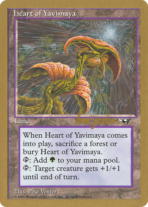Heart of Yavimaya - 1997 Svend Geertsen (ALL) (WCD-) - World Championship Decks 1997