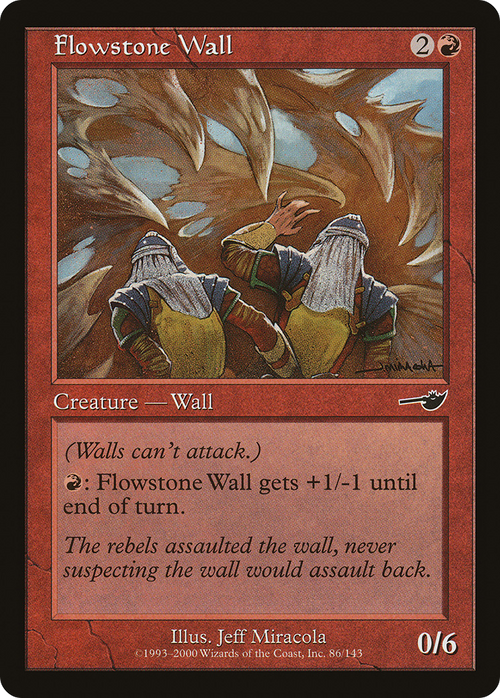 Flowstone Wall (NMS-080) - Nemesis Foil