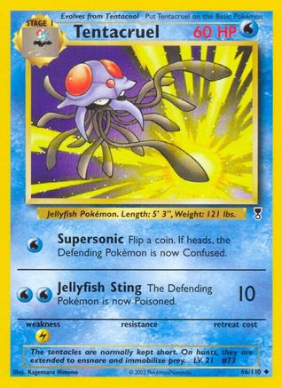 Tentacruel  - Reverse Holofoil Legendary Collection - Uncommon
