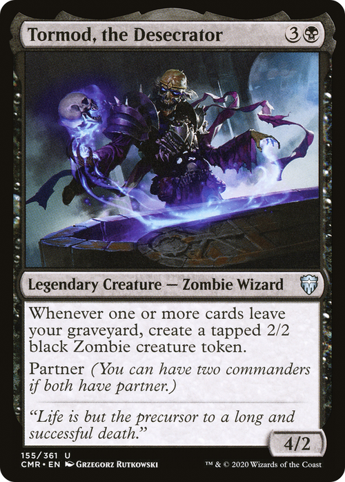 Tormod, the Desecrator (CMR-155) - Commander Legends Foil