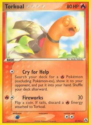 Torkoal/92  Legend Maker - Rare