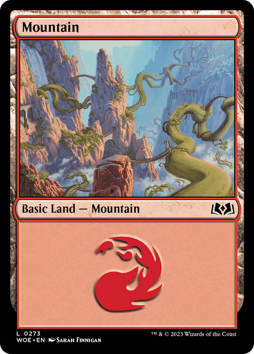 Mountain (0273) (WOE-273) - Wilds of Eldraine Foil