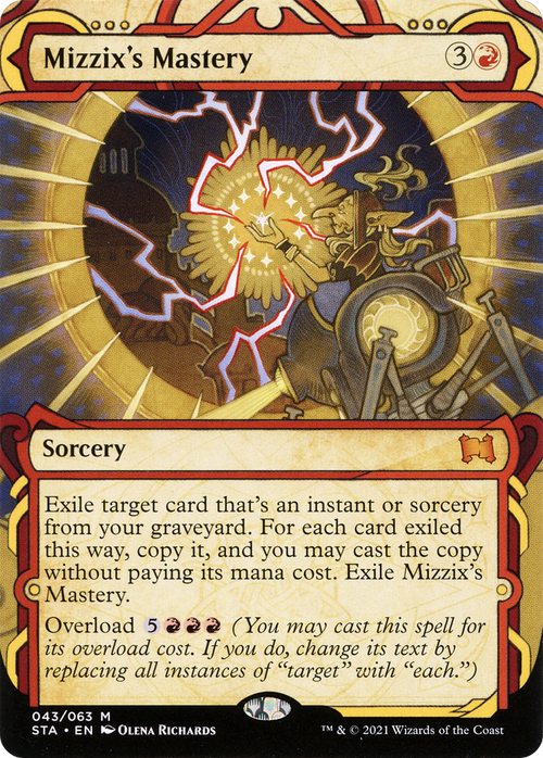 Mizzix's Mastery (STA-043) - Strixhaven Mystical Archive: (Showcase) (Borderless)