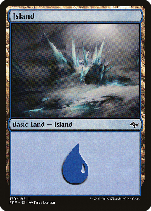 Island (179) (FRF-179) - Fate Reforged Foil