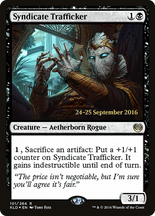 Syndicate Trafficker (PRE-101S) - Kaladesh Promos Foil