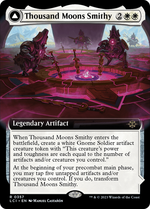 Thousand Moons Smithy (Extended Art) (LCI-357) - The Lost Caverns of Ixalan: (Extended Art)