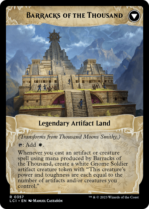 Thousand Moons Smithy (Extended Art) (LCI-357) - The Lost Caverns of Ixalan: (Extended Art) Foil