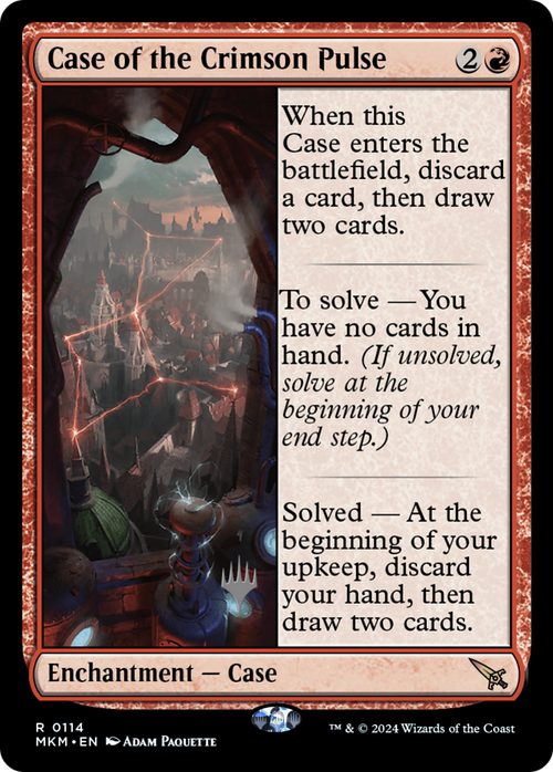 Case of the Crimson Pulse (PPMKM-114) - Murders at Karlov Manor Promos Foil