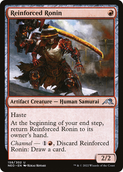 Reinforced Ronin (NEO-158) - Kamigawa: Neon Dynasty