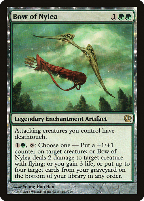 Bow of Nylea (THS-153) - Theros: (enchantment) Foil