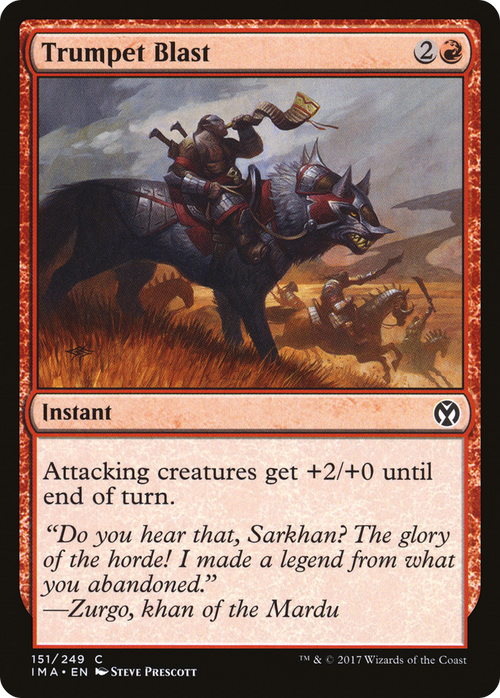 Trumpet Blast (IMA-151) - Iconic Masters Foil