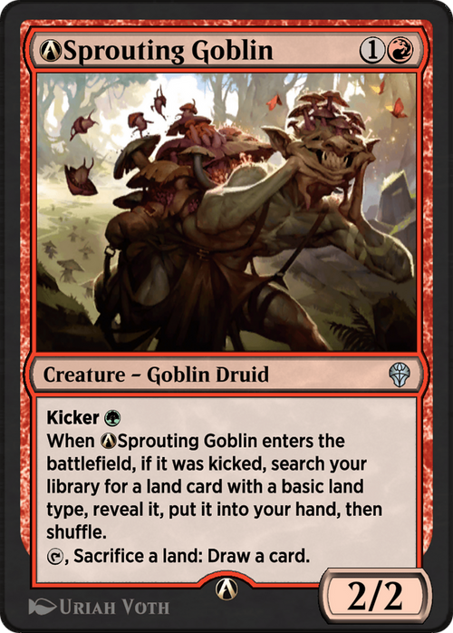 A-Sprouting Goblin (DMU-A-145) - Dominaria United