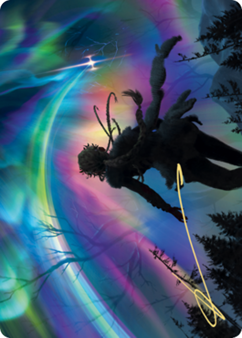 The Prismatic Bridge // The Prismatic Bridge (ASKHM-064) - Art Series: Kaldheim (Borderless) Foil