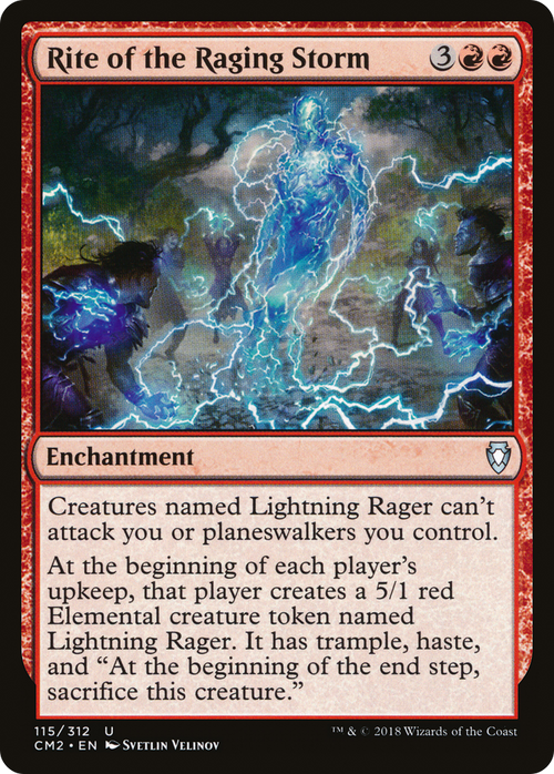 Rite of the Raging Storm (CM2-115) - Commander Anthology Volume II