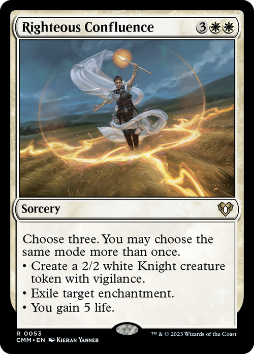 Righteous Confluence (CMM-053) - Commander Masters