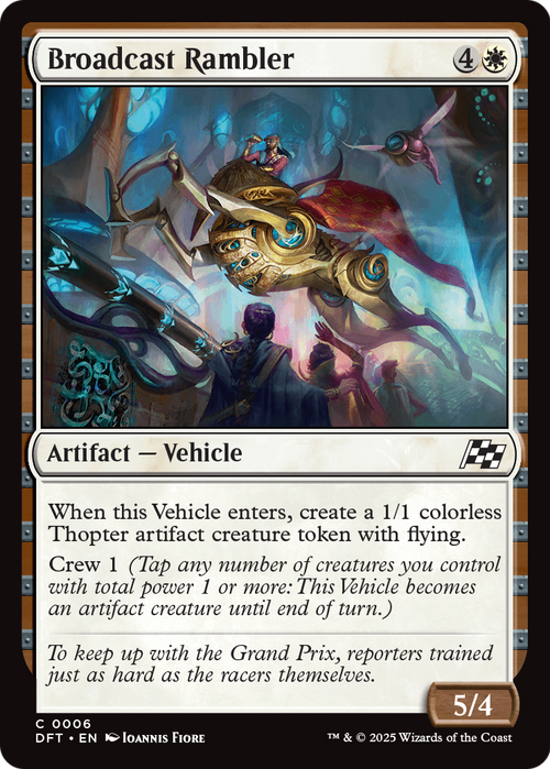 Broadcast Rambler (DFT-006) - Aetherdrift Foil
