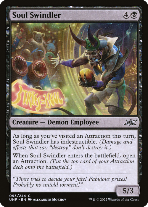 Soul Swindler (UNF-093) - Unfinity Foil