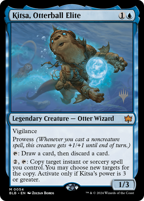 Kitsa, Otterball Elite (PPBLB-054) - Bloomburrow Promos Foil