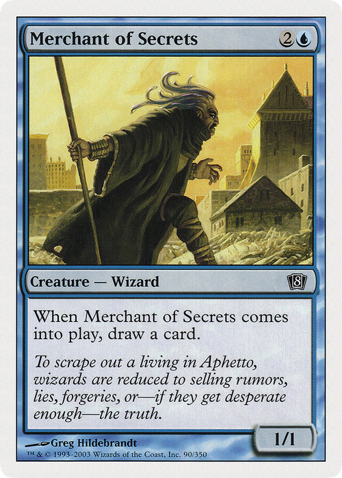 Merchant of Secrets (8ED-090) - 8th Edition Foil