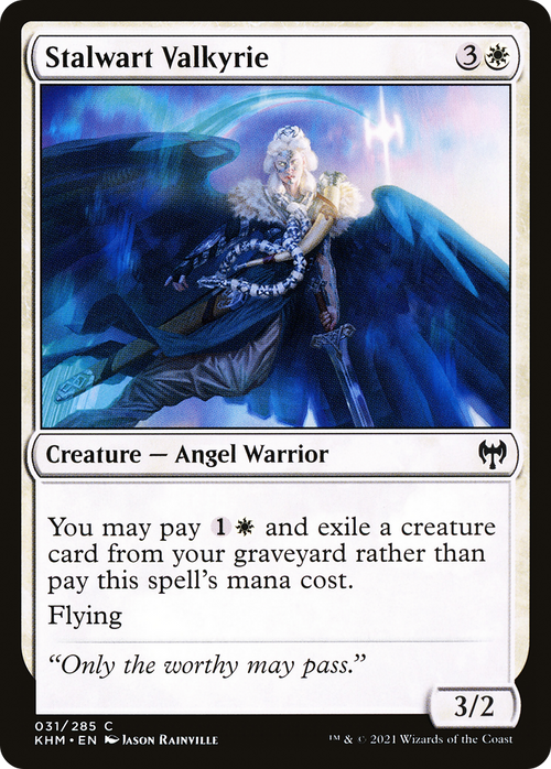 Stalwart Valkyrie (KHM-031) - Kaldheim