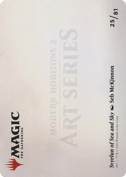 Svyelun of Sea and Sky // Svyelun of Sea and Sky (AMH2-025) - Modern Horizons 2 Art Series (Borderless) Foil