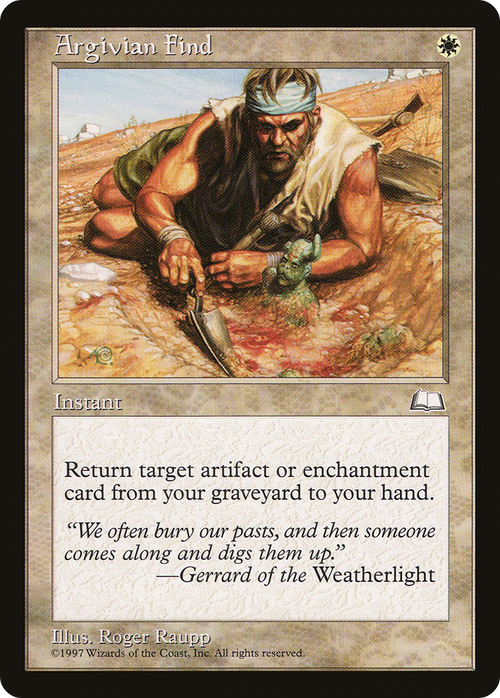 Argivian Find (WTH-) - Weatherlight