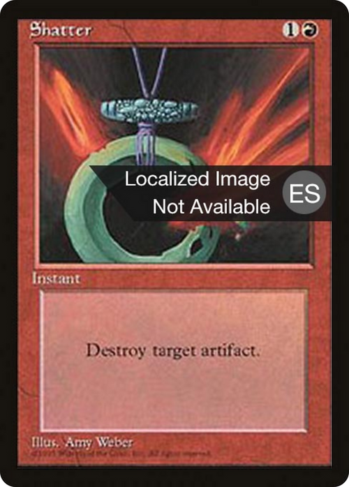 Shatter (4BB-) - Fourth Edition Foreign Black Border
