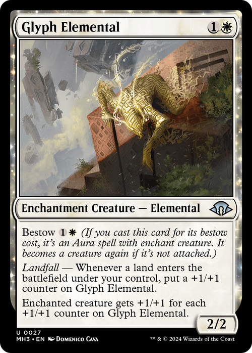 Glyph Elemental (MH3-027) - Modern Horizons 3: (enchantment)