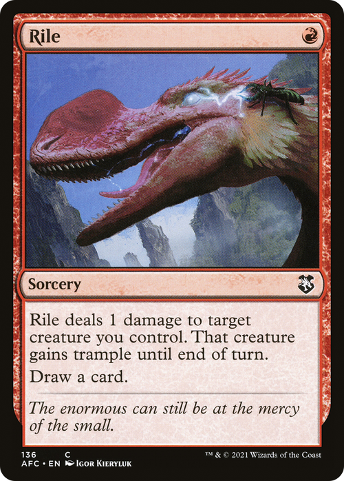 Rile (AFC-136) - Forgotten Realms Commander